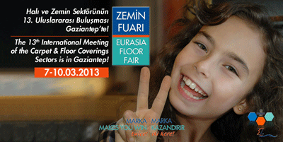 گزارش نمایشگاه فرش ماشینی قازیان تپ ترکیه 2013 EURASIA FLOOR FAIR
