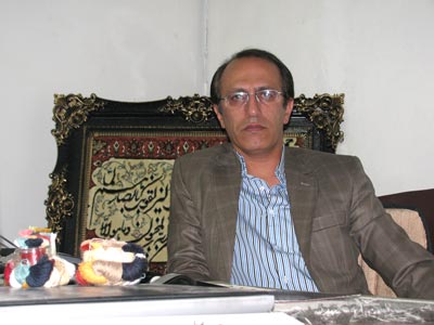 تابلو فرش ماشینی مصاحبه با آقای رامین عظیم زاده - شرکت طراحی فرش و تابلو فرش عظیم زاده