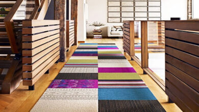 تصویر از فرش های چهل تکه و بافت تافتینگ