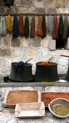کارگاه رنگرزی در ترکیه
